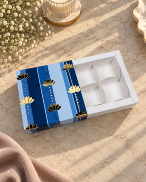 Chocolate 4 Cavity : Classic Blue
