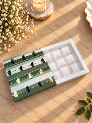 Chocolate 9 Cavity : Forest Green