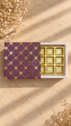 Chocolate 9 Box | Plum Purple