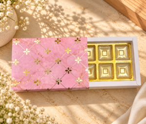 Chocolate 6 Box | Dusty Rose