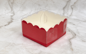 Brownie Box : Red 3x3x1.75