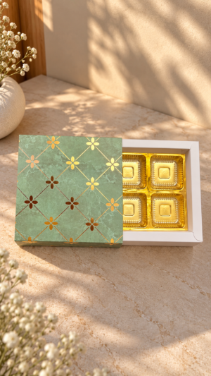 Chocolate 4 Box | Sage Green