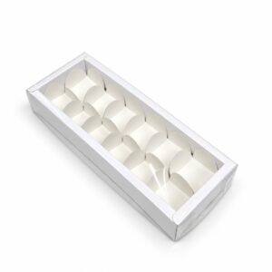 White Chocolate 12 Box – 9×3×1.5 Inch