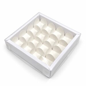 White Chocolate 16 Box – 6×6×1.5 Inch