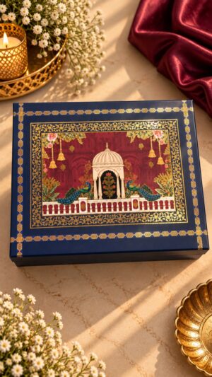 COLLAPSIBLE BOX WITH SCODIX WITH SIX JAR TRAY | 12x10x4