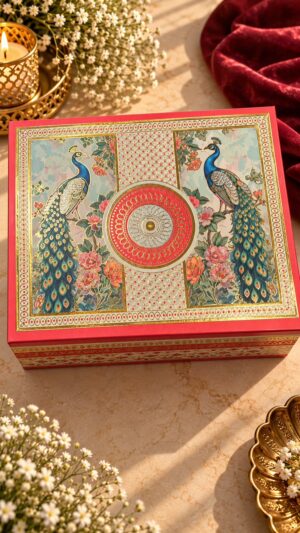 COLLAPSIBLE BOX WITH SCODIX WITH SIX JAR TRAY | 12x10x4