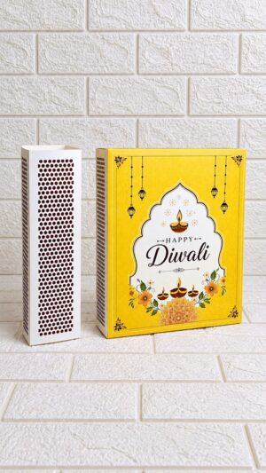 DIWALI SLIDING MATCHBOX HAMPER BOX I 10x8x3 INCHES
