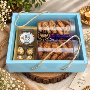 HAMPER BOX WITH TRANSPARENT LID AND STRING | SIZE 10x8x3