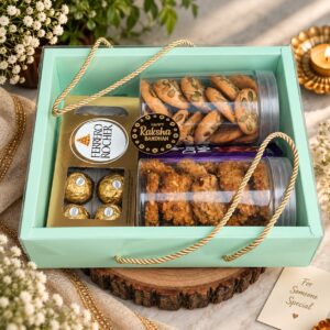HAMPER BOX WITH TRANSPARENT LID AND STRING | SIZE 10x8x3