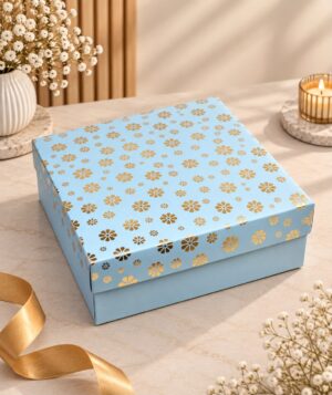 HAMPER BOX WITH GOLDEN FOIL | SIZE 10x10x3.5
