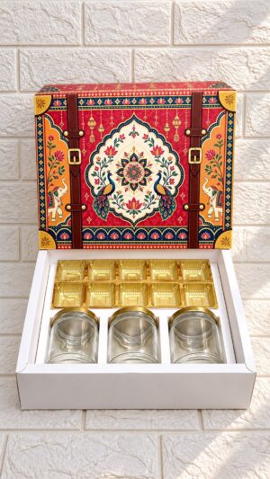 HERITAGE HAMPER BOX Size (INNER TRAY IS INCLUDED) SIZE10x8x3