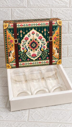 HERITAGE HAMPER BOX Size (INNER TRAY IS INCLUDED) SIZE10x8x3