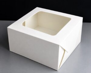 CAKE BOX WITH WINDOW 10x10x6