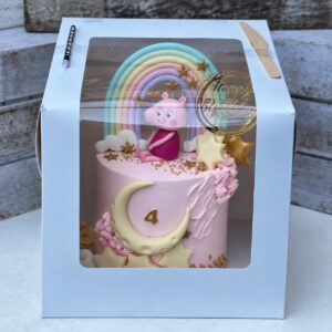 CAKE BOX WITH WINDOW 10x10x10