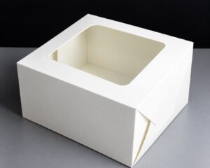 CAKE BOX WITH WINDOW SIZE : 12x12x10