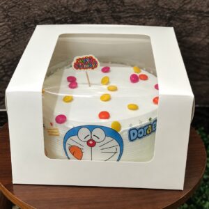 CAKE BOX WITH WINDOW SIZE : 8x8x5