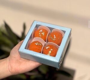 4 LADOO BOX CANDLE