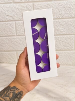 10 TEA LIGHT CANDLE BOX