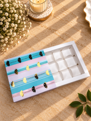 Chocolate 9 Cavity : Pastel Blue