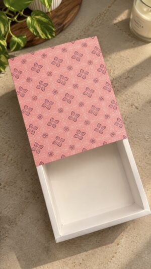 Sliding Hamper Box : 10x8x3 COLOR PINK