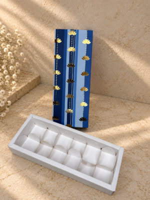 Chocolate 12 Cavity : Classic Blue