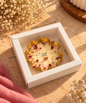 Candle Box | Size 5 × 5 inches [Candle not included]