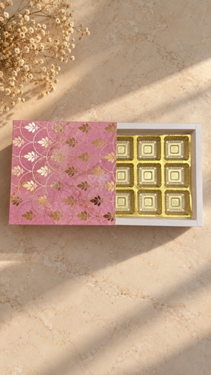 Chocolate 9 Box | Dusty Rose
