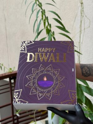 Diwali Special Hamper Box with Ribbon : 10x8x3