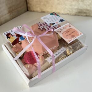 HAMPER BOX WITH TRANSPARENT BOX LID | SIZE 12x10x4