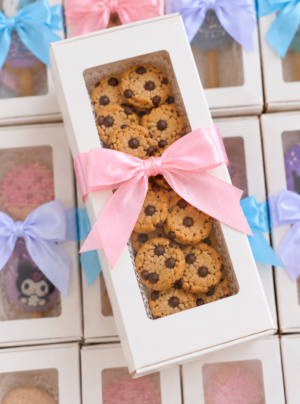 Window Cookie Gift Box – 7 × 2.5 × 2.5 Inches