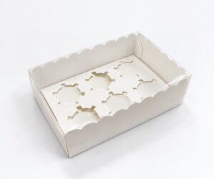 6 CUP CAKE BOX
