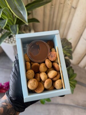 Mini Cookies / Dip Box | 5 x 3 x 1.5 inches [Sky Blue]