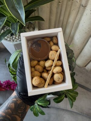 Mini Cookies / Dip Box | 5 x 3 x 1.5 inches [White]